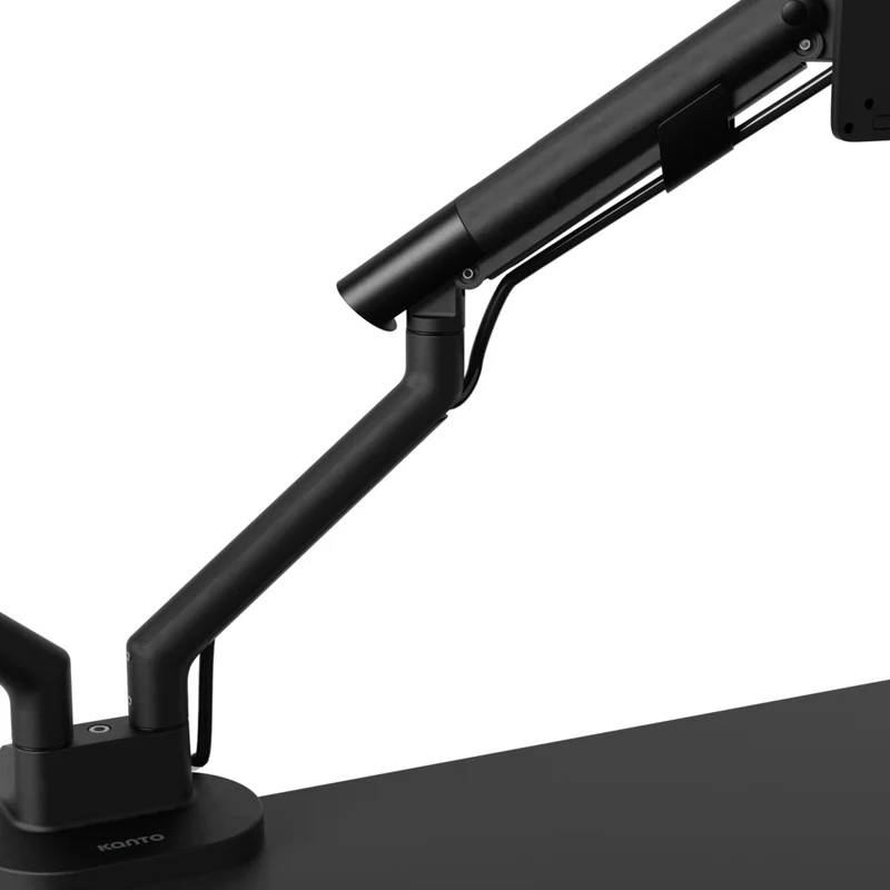 Kanto Desktop Monitor Arm/Mount for 17" - 32" Monitors - Dual Monitor - Black