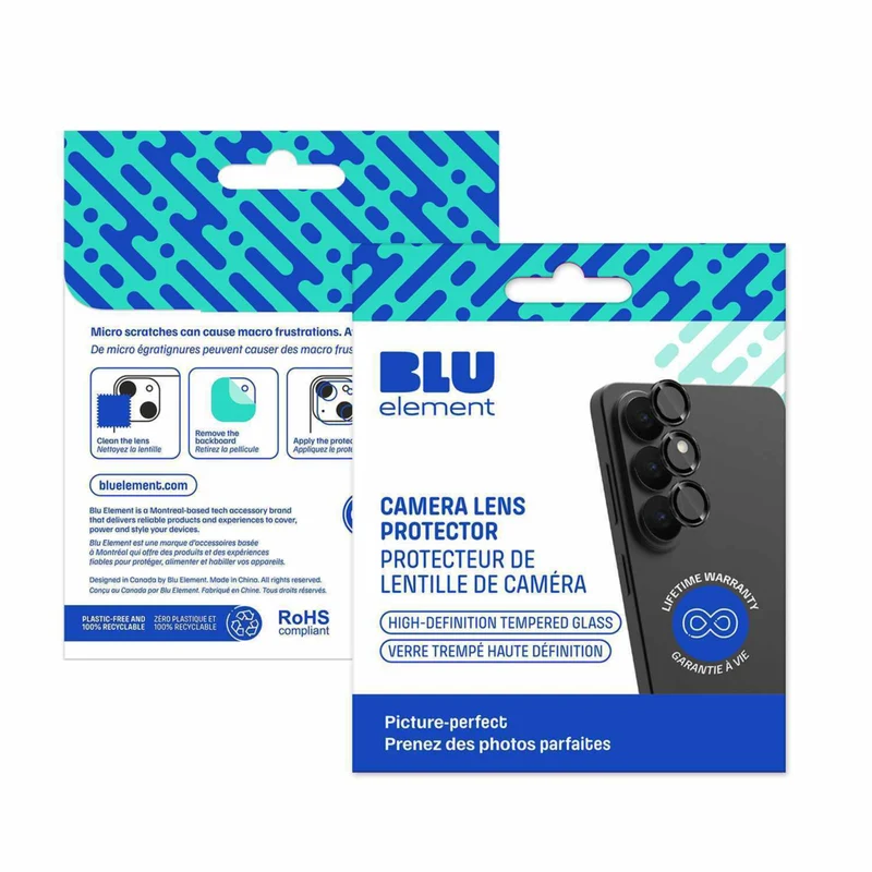 Blu Element Aluminum 1 by 1 Lens Protector for Galaxy S26