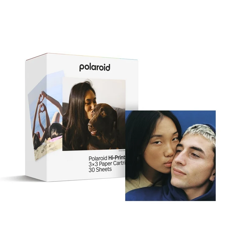 Polaroid - Cartouche de papier Hi-Print 3x3 - 30 feuilles