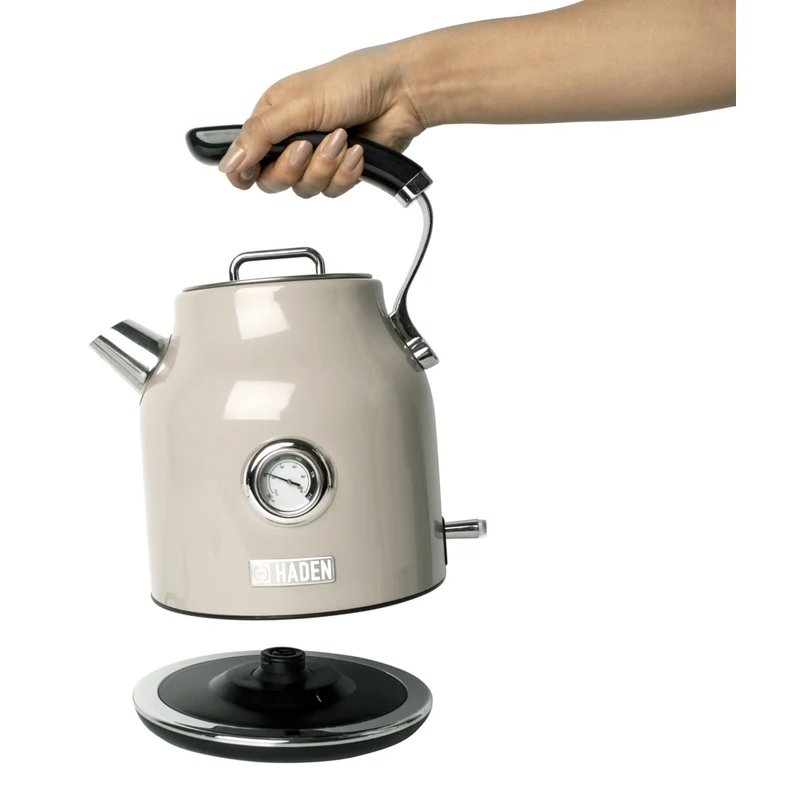 Haden - Bouilloire Dorset 1,7 L avec arrêt automatique et protection contre la surchauffe - Beige mastic