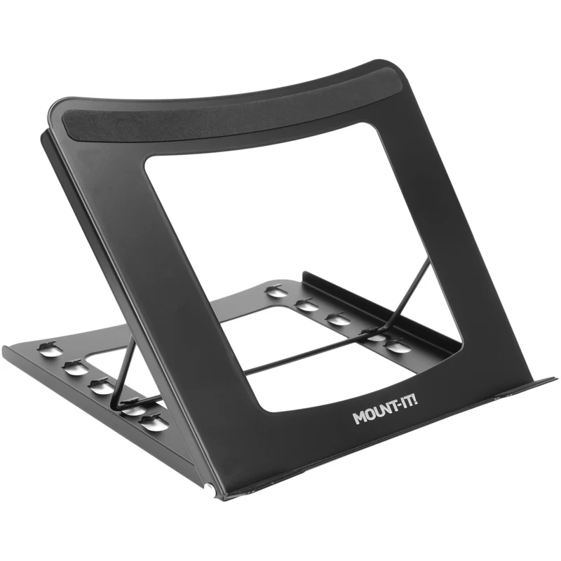 Mount-It! - Support pliable et portable pour ordinateur portable - noir