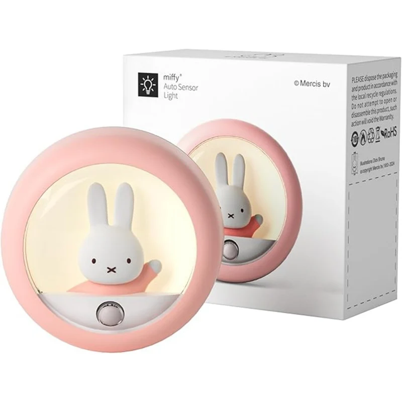 MiPow Miffy Official Licensed Auto Sensor LED Night Light - Yellow