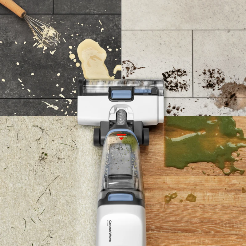 Bissell - Aspirateur et nettoyeur de plancher avec fil pour dégâts humides et secs CrossWave Edge