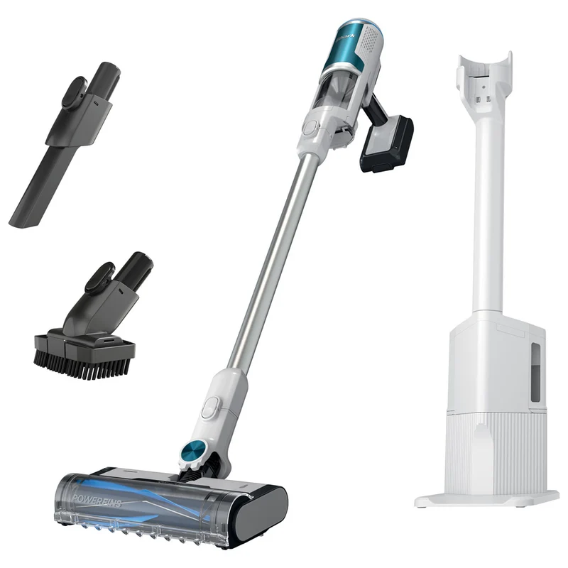 Shark - Aspirateur balai sans fil Clean and Empty avec filtre HEPA et système de vidage automatique de 1,3 L - Blanc