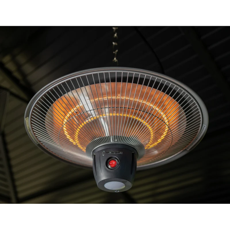 Westinghouse - 1500-Watt Hanging Infrared Electric Patio Heater - Silver