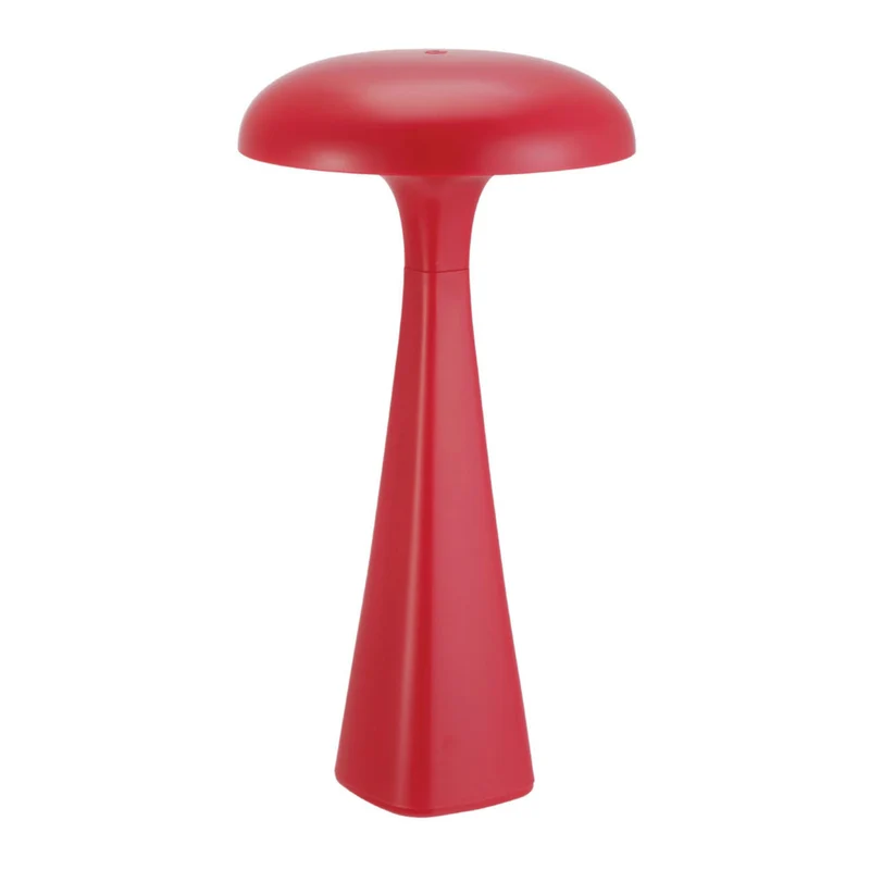 Xtricity Chanterelles Decorative LED Portable Touch Table Lamp - Red