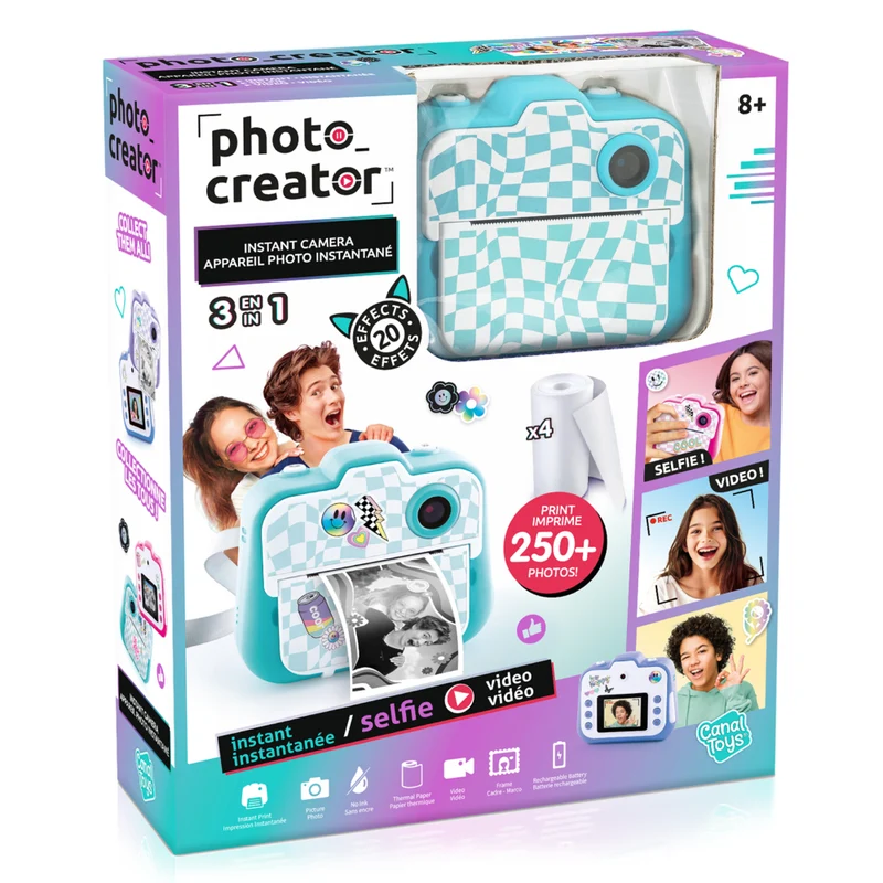 Canal Toys Video Creator Instant Camera - Assorted Colours