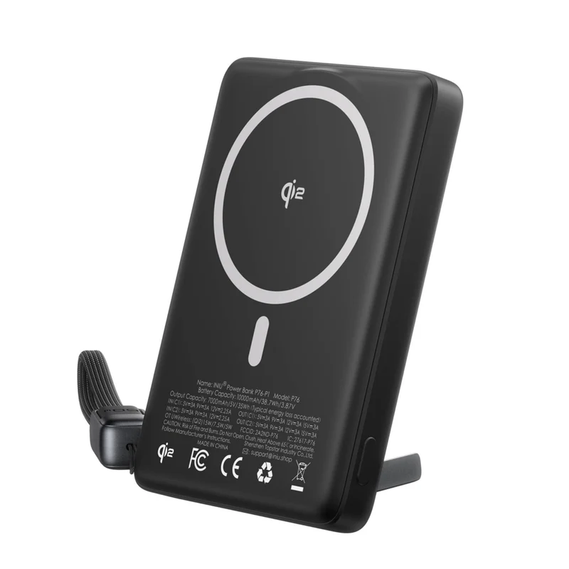 INIU MagPro Slim 10000mah Power Bank - Black