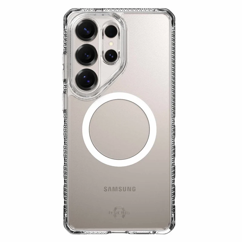ITSKINS Hybrid_R Cell Phone Case with Magnets for Galaxy S26 Ultra - Clear