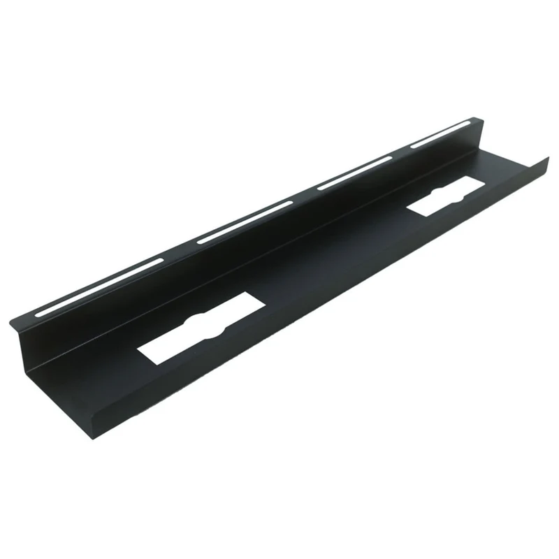 MotionGrey Under Desk Cable Management Tray - Cord Organizer for Standing Desks & Workstations - Black