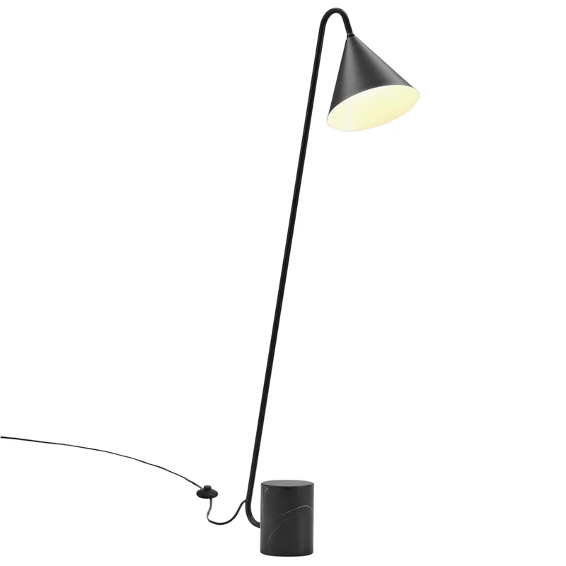 Modway - Ayla Base en marbre Lampe sur pied, Noir