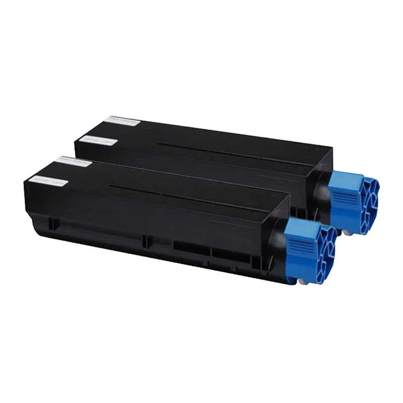 Premium Tone - Okidata 44917601 Toner compatible - Noir - Paquet de 2