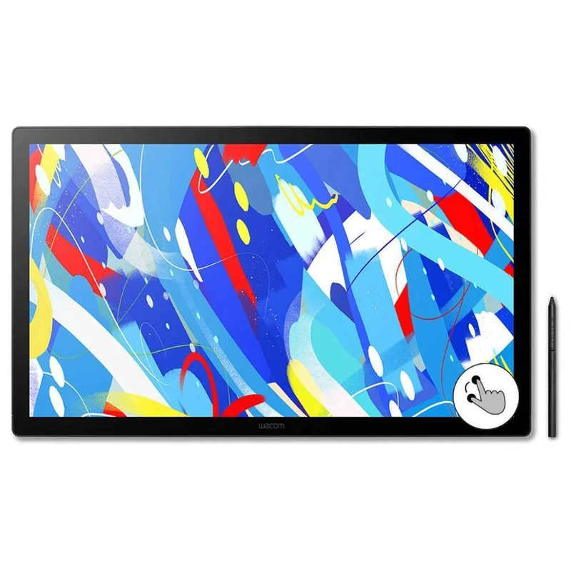 Wacom - Cintiq 24 Tablette graphique tactile et à stylet Cintiq 24, écran IPS 23,8 pouces