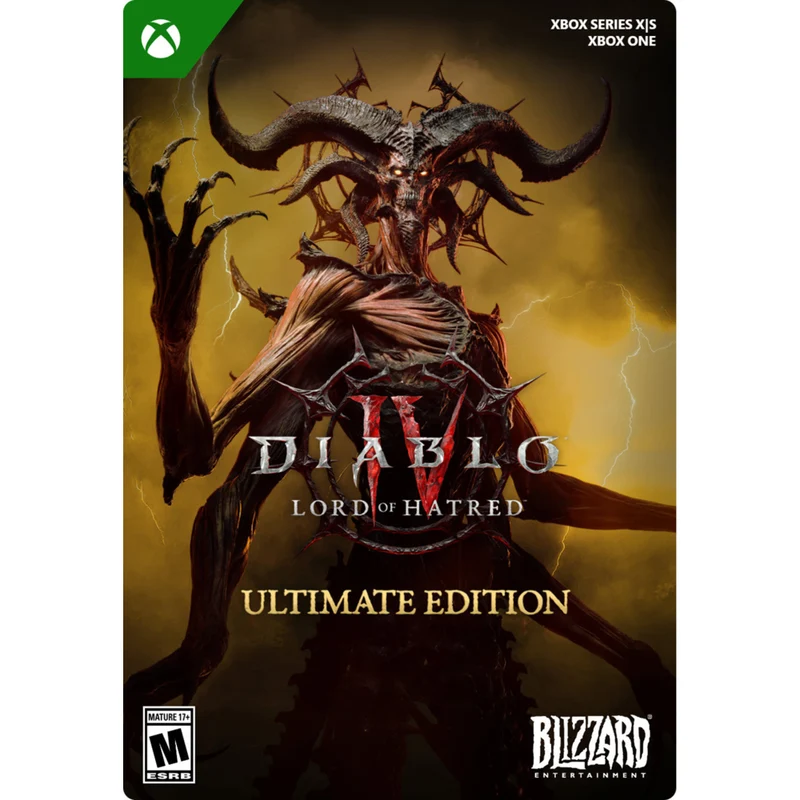 Diablo IV: Lord of Hatred - Ultimate Edition for Xbox Series X|S and Xbox One [Digital Code]