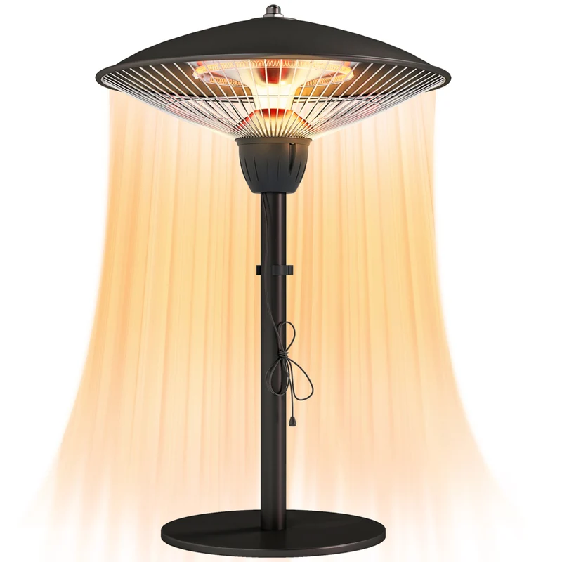 Outsunny 1500 W Outdoor Electric Patio Heater with Tip-Over Protection