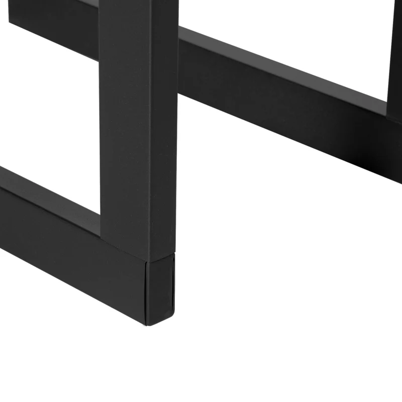HOMCOM - Porte-bûches pour cheminée- 15,7 po x 9,8 po x 39,4 po