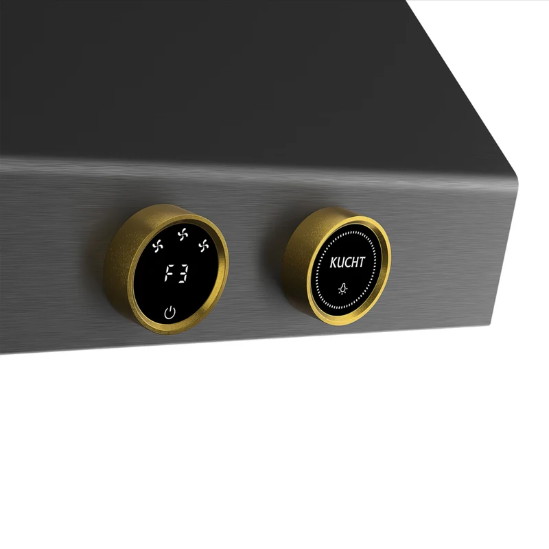 KUCHT KRHG300-GL 30 po Hotte sous armoire - avec commandes numériques - 900 CFM - Gemstone/Or