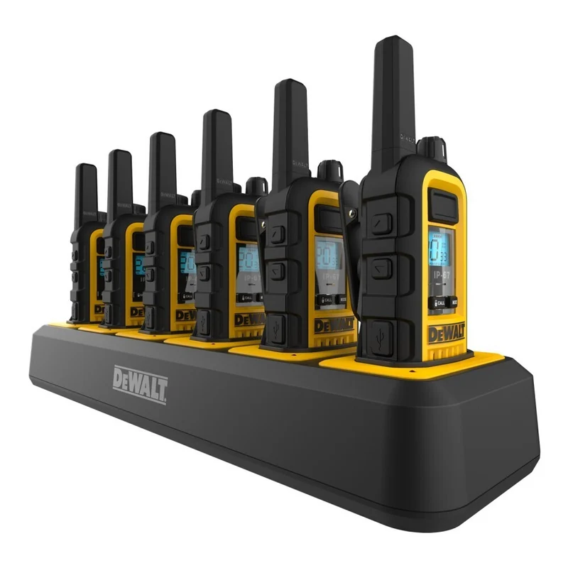 Dewalt - Radios Heavy Duty 12 DXFRS300 avec 2 chargeurs à 6 ports