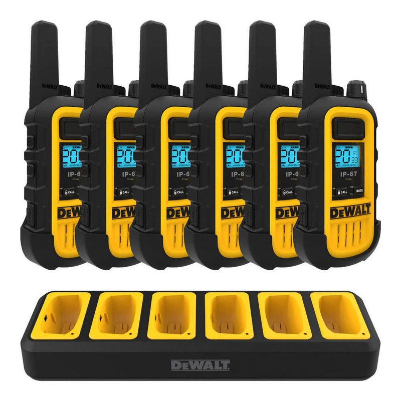 Dewalt - Radios Heavy Duty 12 DXFRS300 avec 2 chargeurs à 6 ports