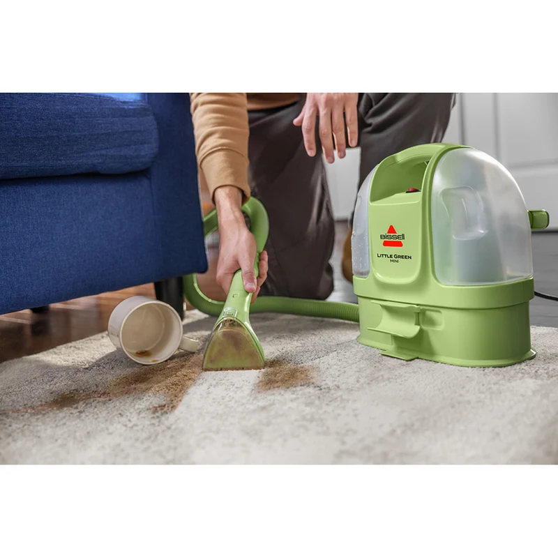 Bissell - Nettoyeur en profondeur portatif Paquet de Little Green Mini avec fil pour tapis et tissus d'ameublement