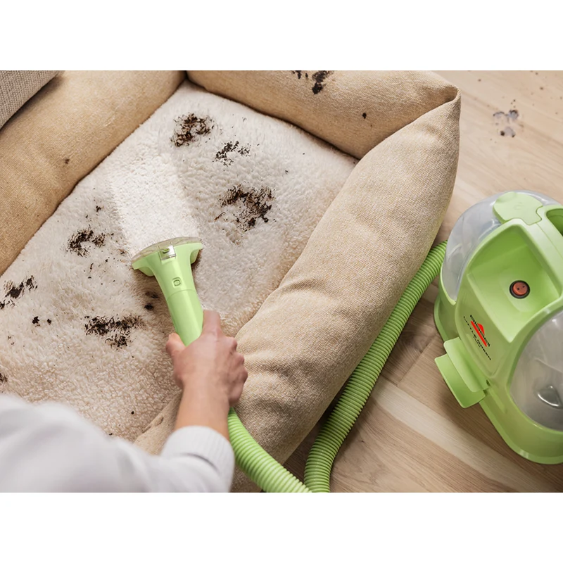 Bissell - Nettoyeur en profondeur portatif Paquet de Little Green Mini avec fil pour tapis et tissus d'ameublement