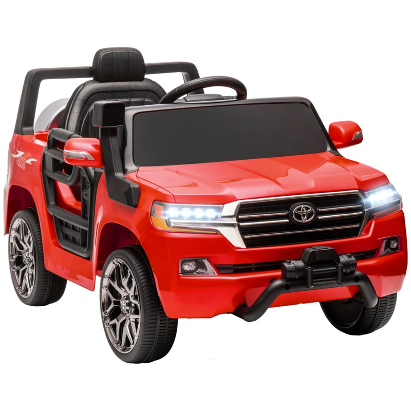 Qaba - Voiture RC électrique pour enfants Toyota sous licence 12V - rouge