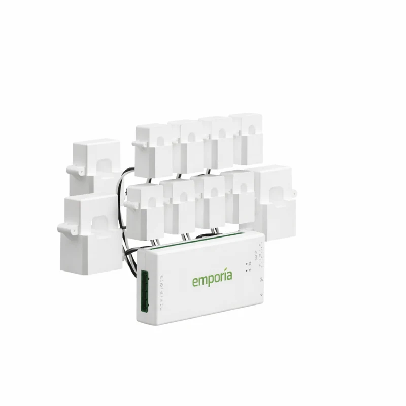 Emporia Vue 3 Smart 3-Phase Home Energy Monitor with 8 50A Circuit Level Sensors