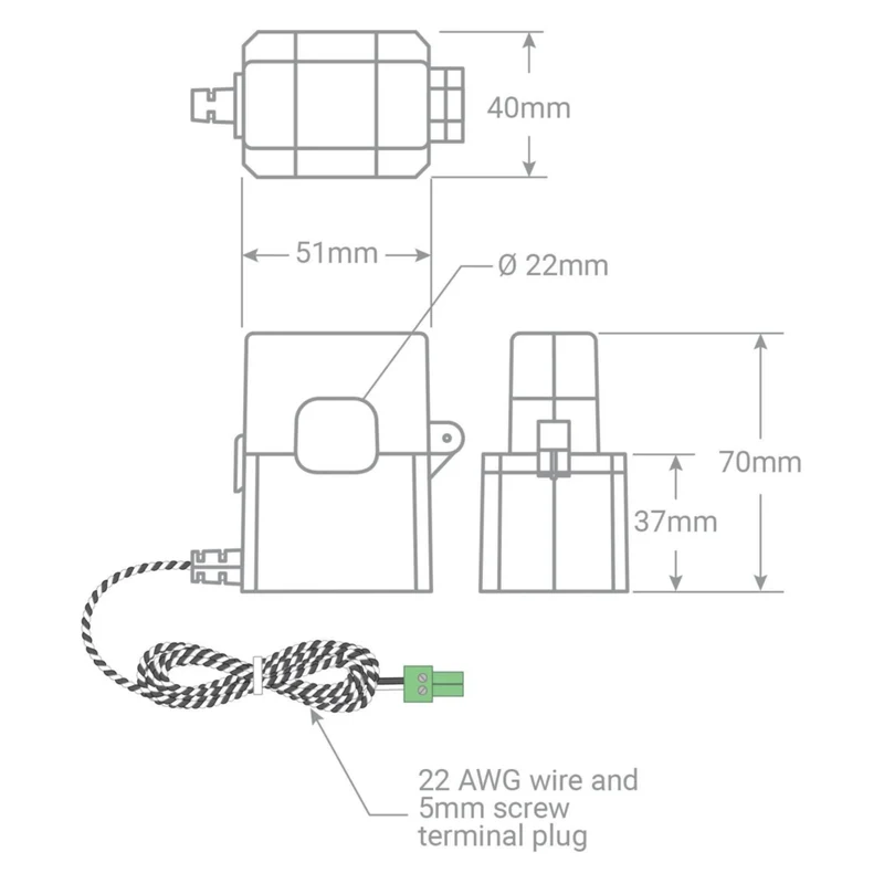 Emporia Vue 3 Smart 3-Phase Home Energy Monitor with 8 50A Circuit Level Sensors