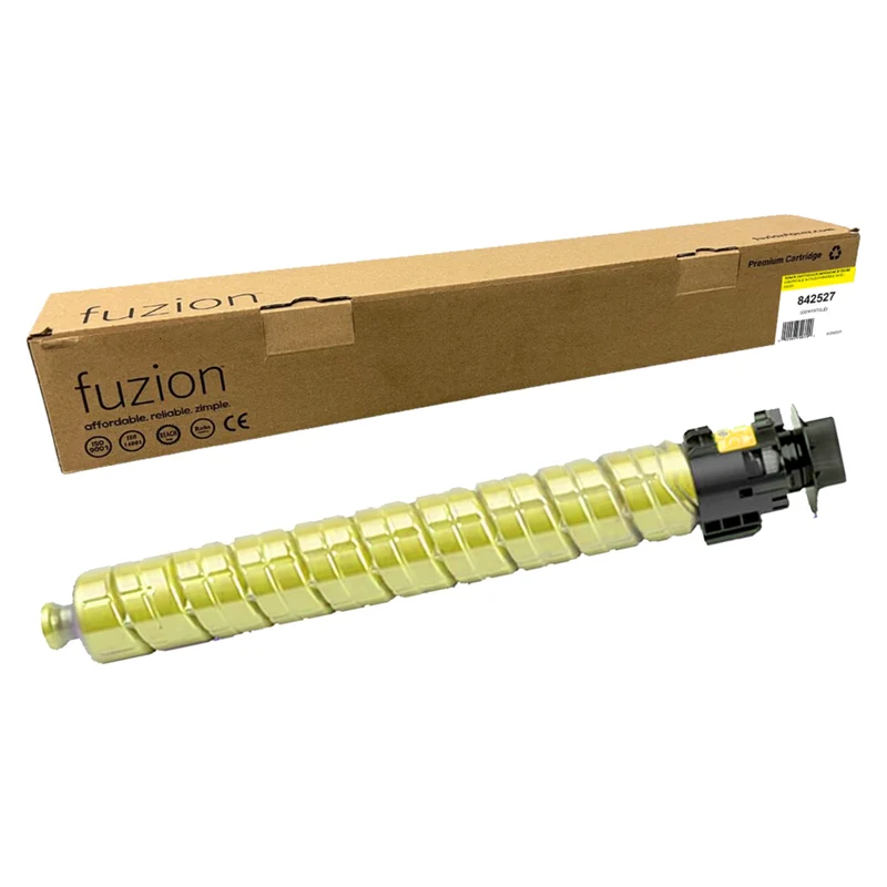 fuzion - Ricoh 842527 Cartouche de toner compatible - Haut Rendement - Jaune
