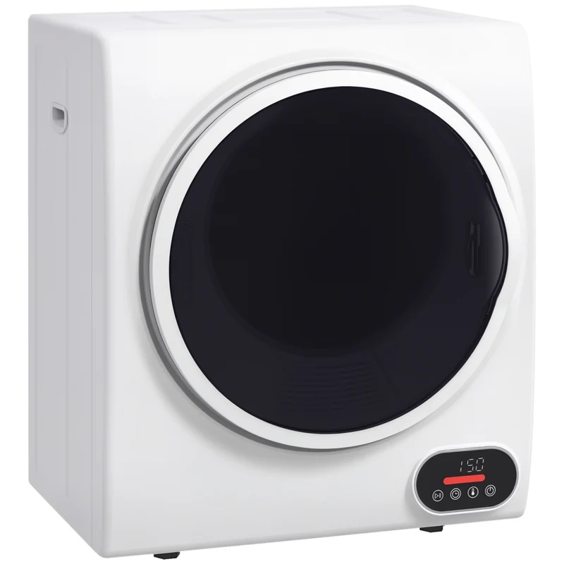 HOMCOM - Sèche-linge portable compact 1,5 pi³ - 850 W - blanc
