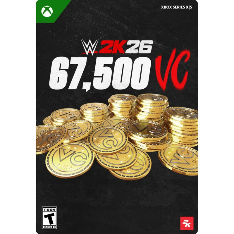 WWE 2K26: 67,500 Virtual Currency Pack pour Xbox Series X|S [Code Electronique]