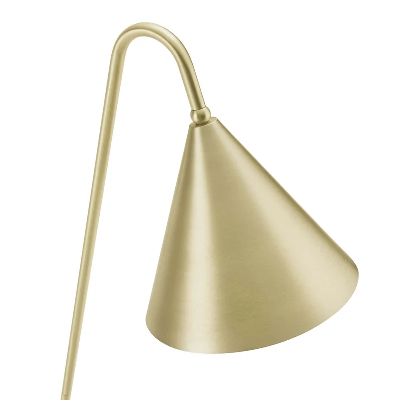 Modway - Ayla Base en marbre Lampe sur pied, Laiton en satin