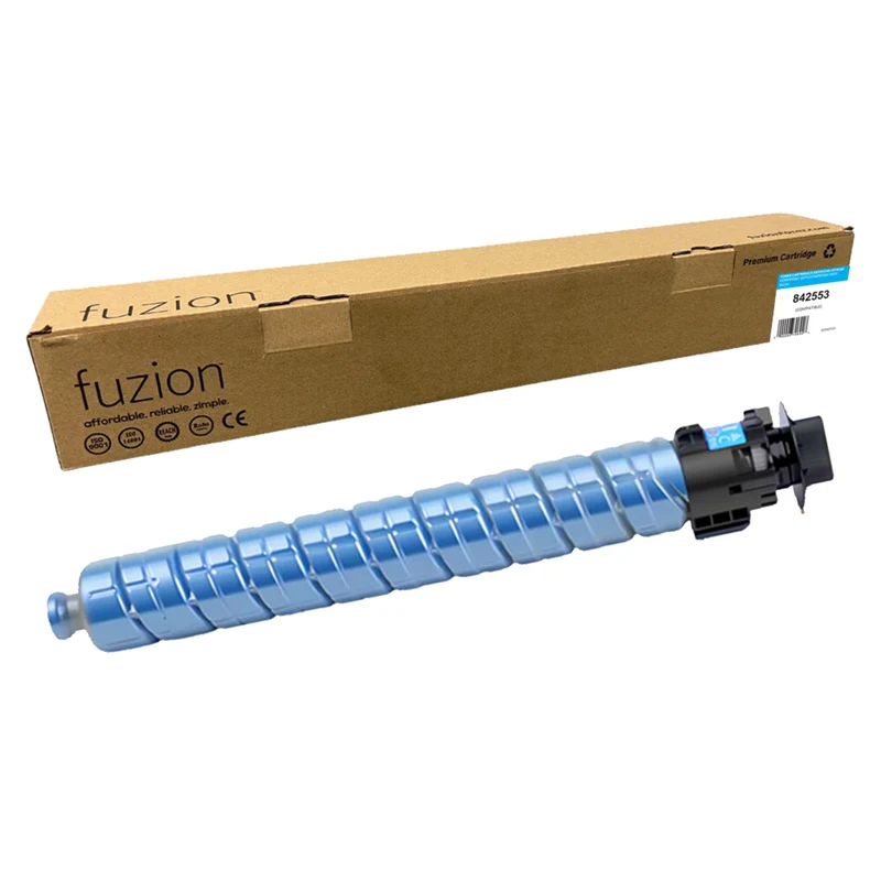 fuzion - Ricoh 842553 Cartouche de toner compatible - Haut Rendement - Cyan