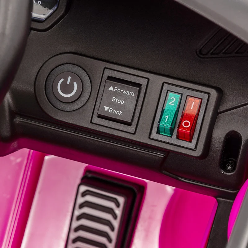 Qaba - Voiture RC pour enfants sous licence CHEVROLET 12V - rose