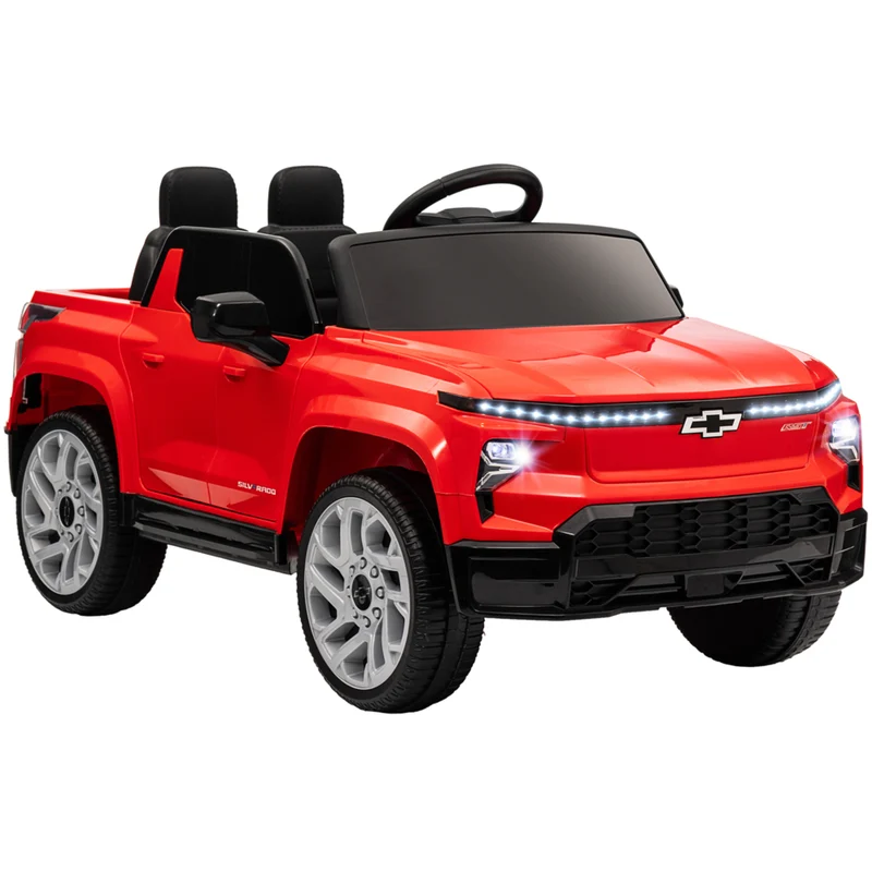 Qaba voiture RC pour enfants sous licence CHEVROLET 12V - rouge