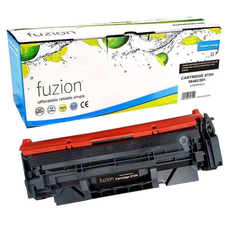 fuzion Canon 072H (5648C001) Compatible Toner - High Yield - Black