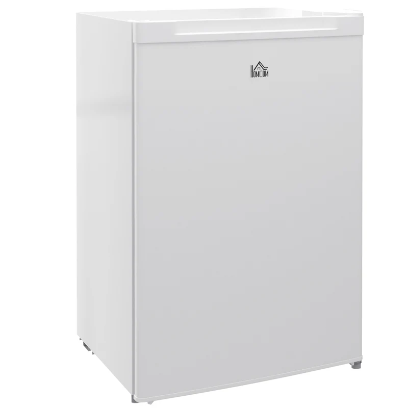 HOMCOM 3 cu ft Compact Upright Mini Freezer with Reversible Single Door - White