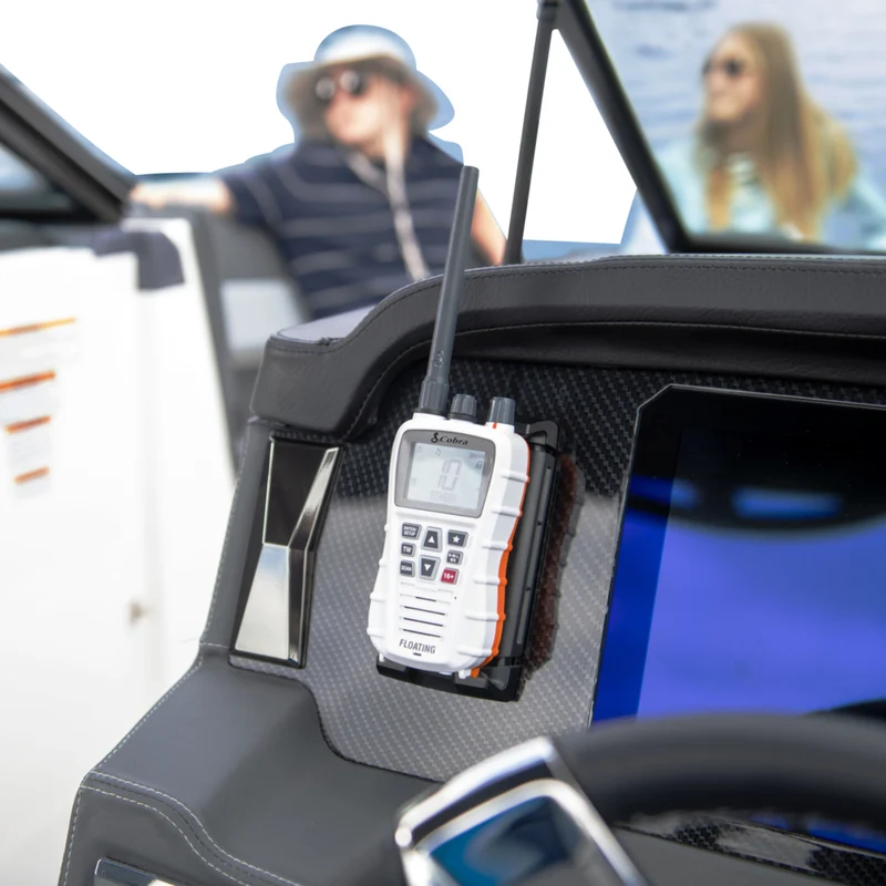 Cobra - Radio VHF portable marine Bluebound 350 - Blanche/Orange