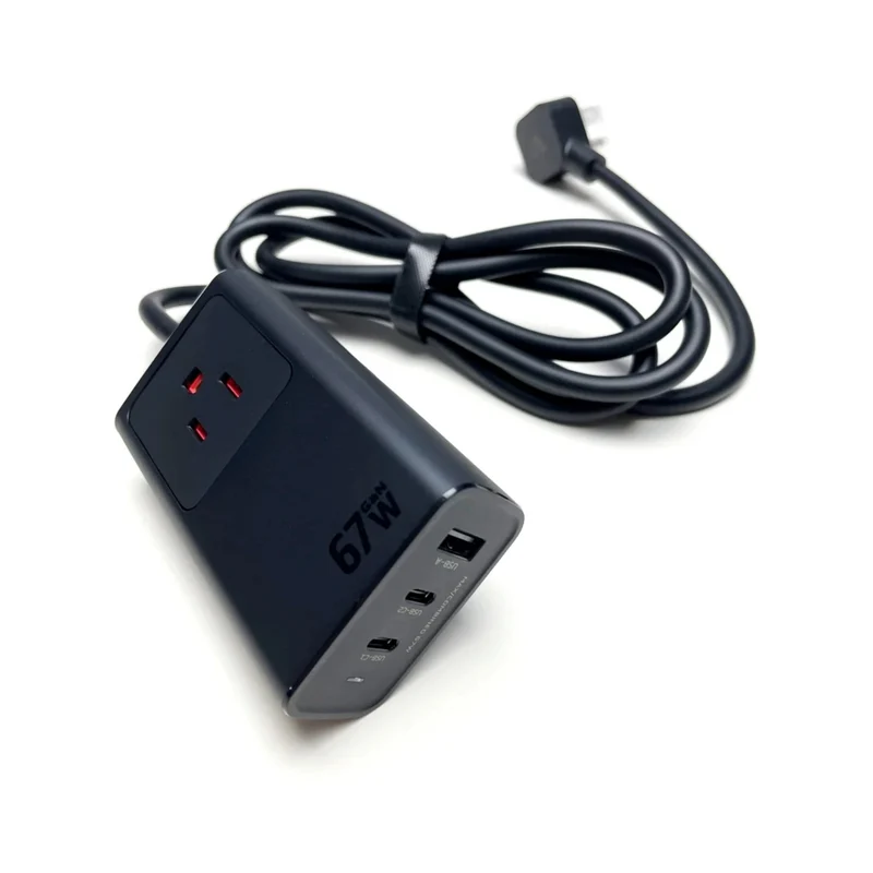 BlueDiamond Compact Power Strip & Charger - 1 AC Outlet - USB-C - USB-A - 1.5m