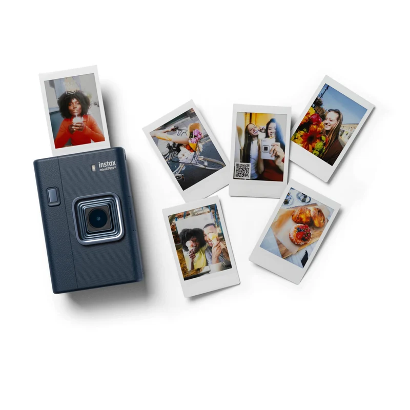 INSTAX MINI - LiPlay+ Appareil photo instantané hybride & imprimante pour téléphone intelligent - Bleu minuit