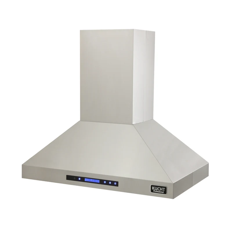 KUCHT KRH3612IS 36" 900 CFM Island Range Hood - Stainless Steel