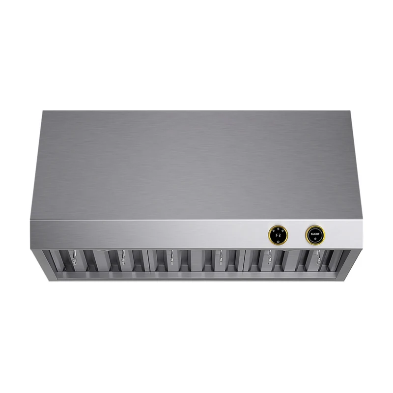 KUCHT KRH360-GL 36" 900 CFM Under‑Cabinet Range Hood with Digital Controls - Stainless Steel/Gold