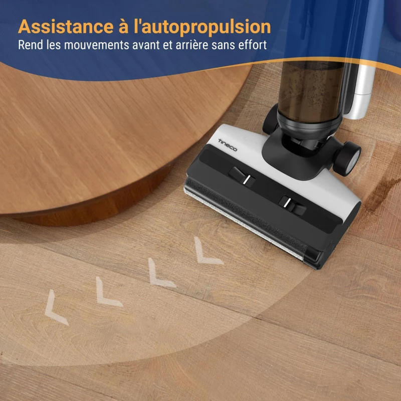 Tineco - Aspirateur vertical sans fil eau et poussière FloorWasher Pet série 5 - Noir