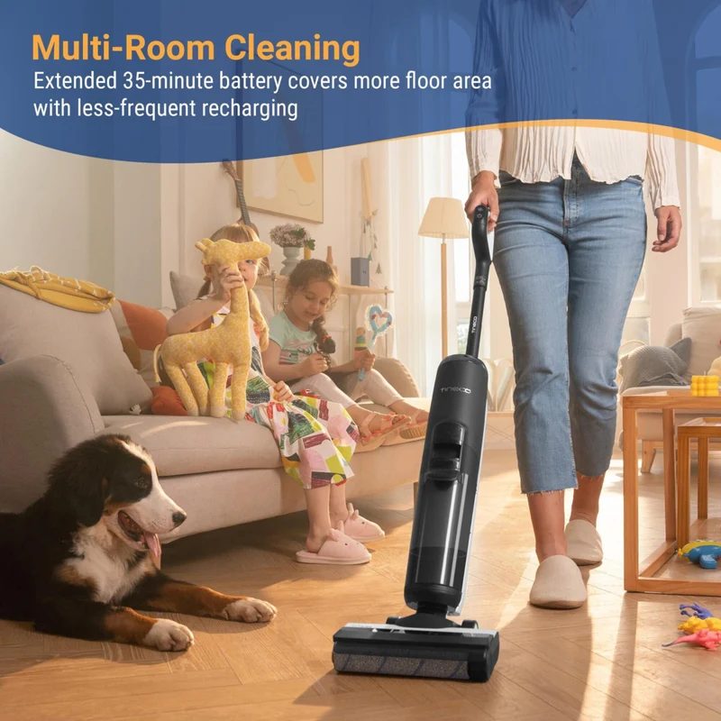 Tineco FloorWasher Pet 5 Series Cordless Wet/Dry Upright Vacuum - Black