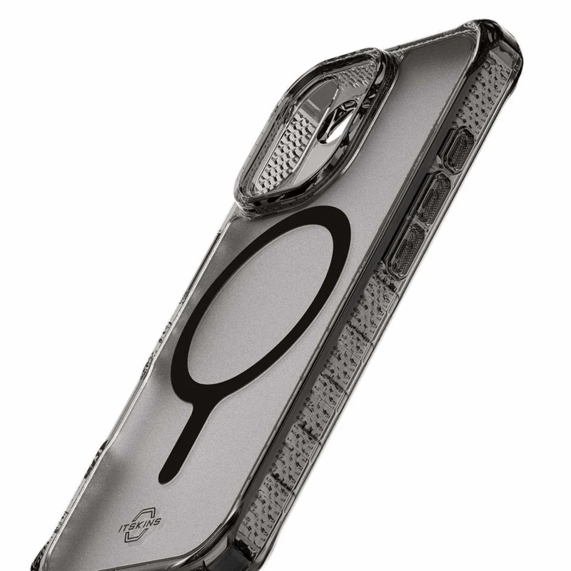 Itskins - Étui Hybrid_R Vapor MagSafe pour iPhone 17 - Fumée