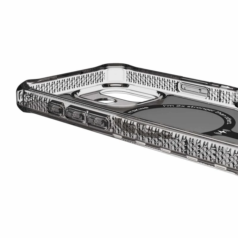 Itskins - Étui Hybrid_R Vapor MagSafe pour iPhone 17 - Fumée