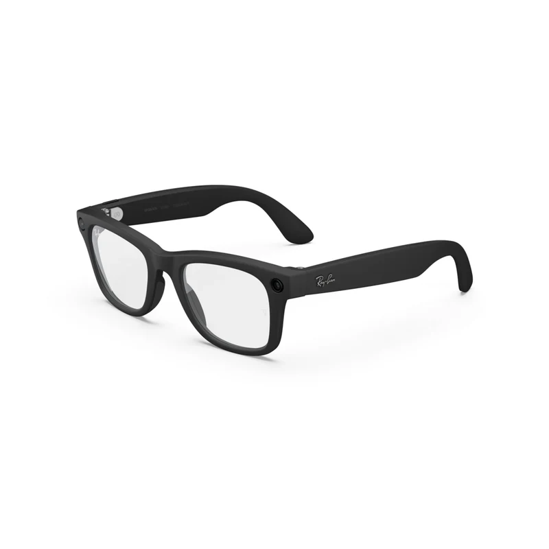 Ray-Ban Meta - Lunettes IA Wayfarer Gen 2 - Verres transparents - Noir mat