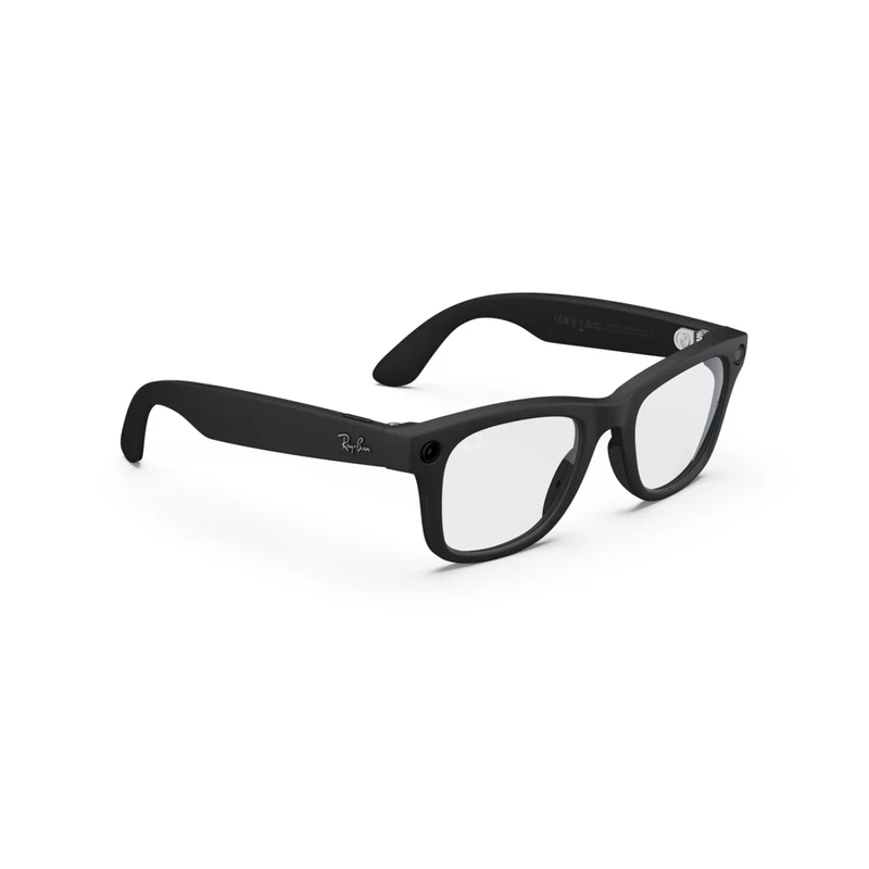 Ray-Ban Meta - Lunettes IA Wayfarer Gen 2 - Verres transparents - Noir mat