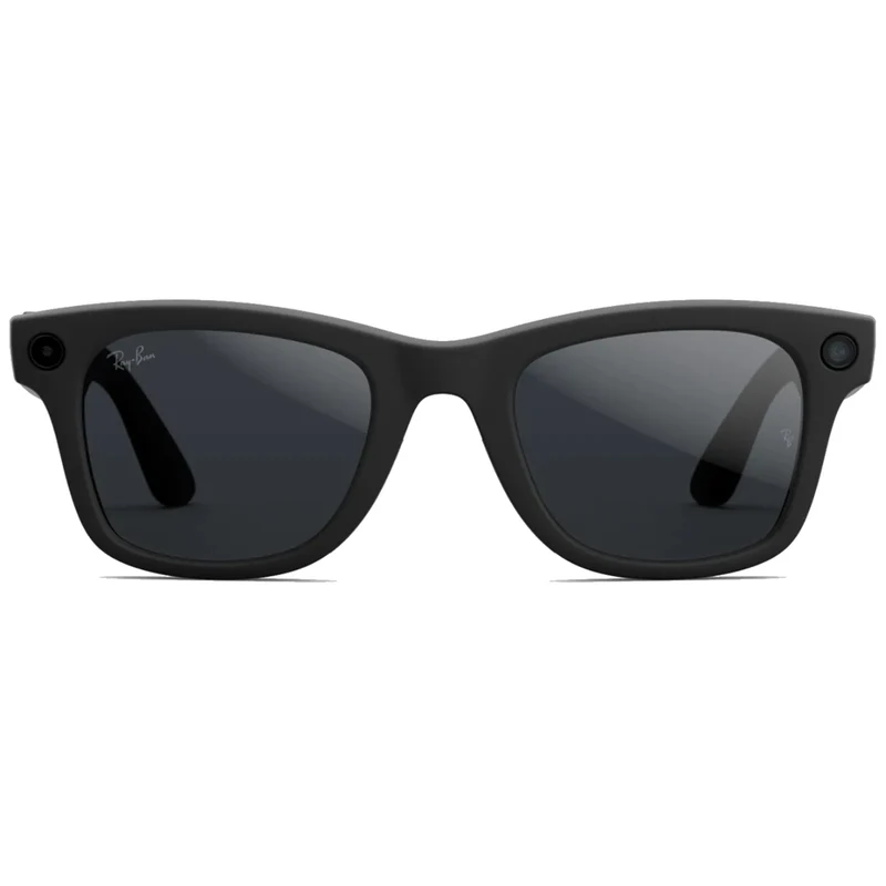 Ray-Ban Meta Wayfarer Gen 2 AI Glasses - Clear/Grey Transitions Lens - Matte Black