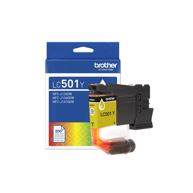 Brother Genuine LC501YS Ink Cartridge - Standard Yield - Yellow